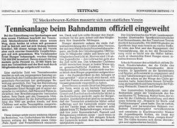 Schwäbische Zeitung vom 29.06.1982